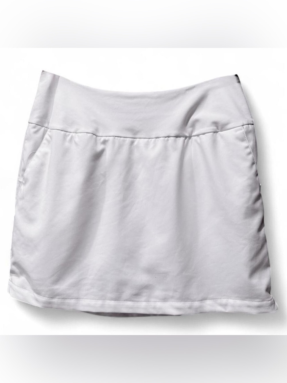 Adidas White Athletic Mini Skirt, w/built in Shorts. Never worn!!
